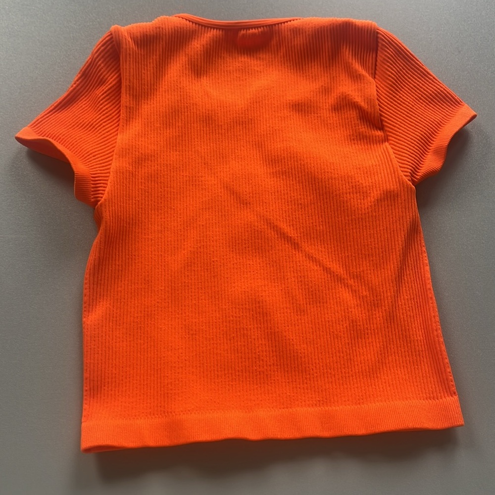 Bright Orange Short Sleeve Tee - Picture 3 of 4